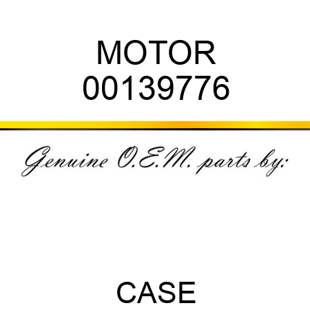 MOTOR 00139776