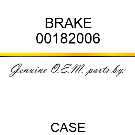 BRAKE 00182006