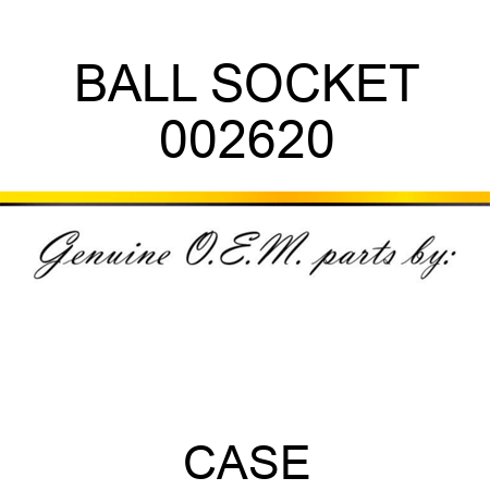 BALL SOCKET 002620