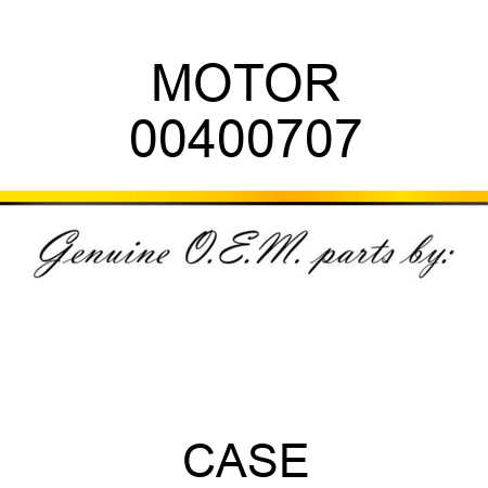 MOTOR 00400707