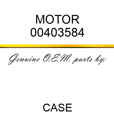 MOTOR 00403584