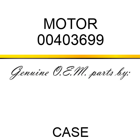 MOTOR 00403699