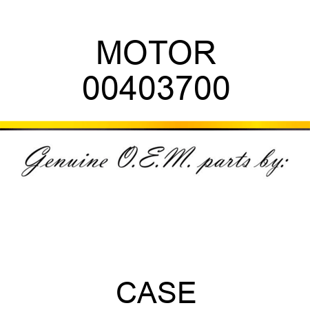 MOTOR 00403700