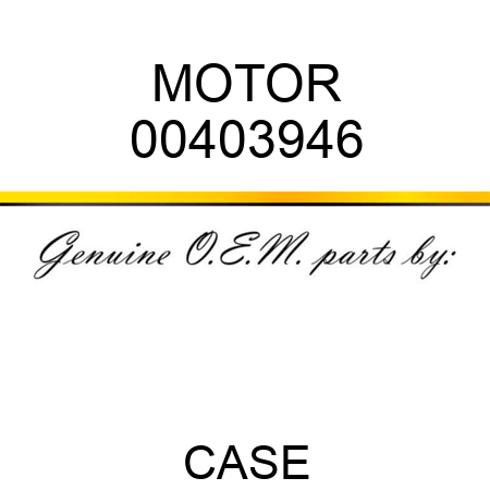 MOTOR 00403946