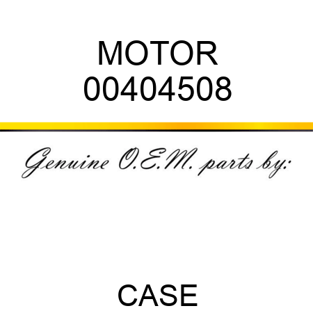 MOTOR 00404508