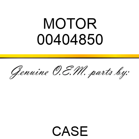 MOTOR 00404850