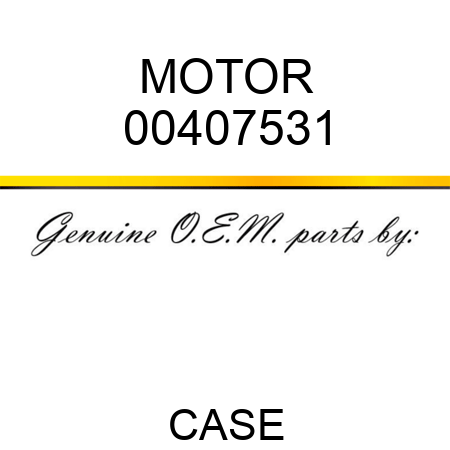 MOTOR 00407531