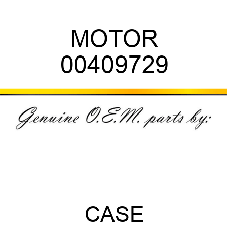 MOTOR 00409729