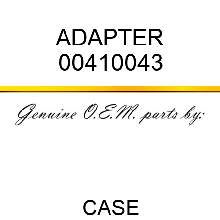 ADAPTER 00410043