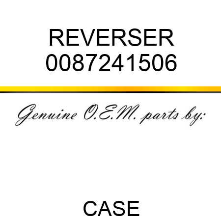 REVERSER 0087241506