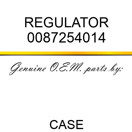 REGULATOR 0087254014