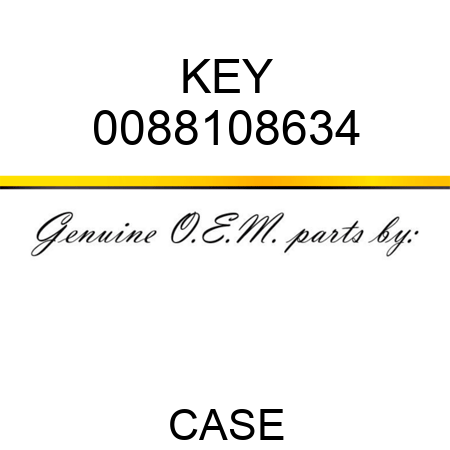 KEY 0088108634