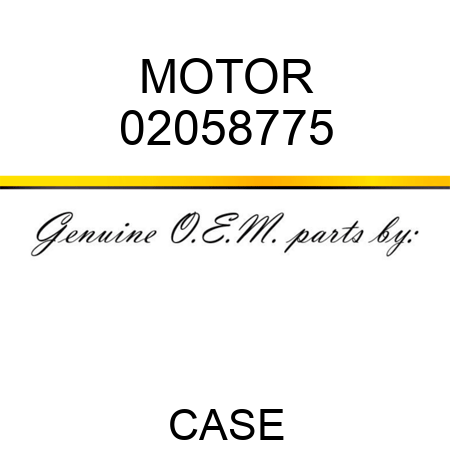 MOTOR 02058775