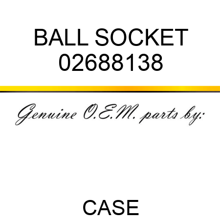 BALL SOCKET 02688138