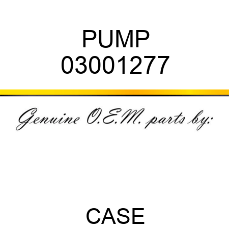 PUMP 03001277