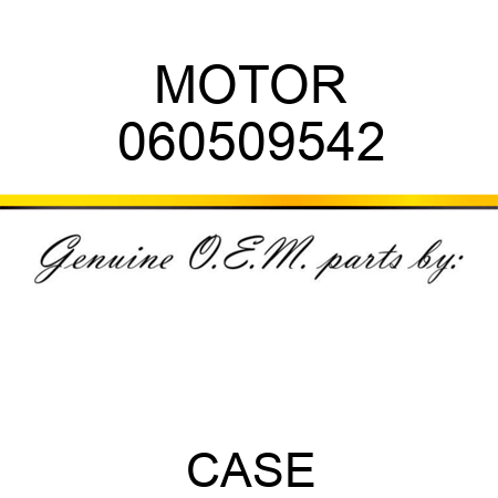 MOTOR 060509542