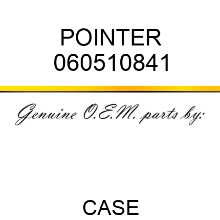 POINTER 060510841