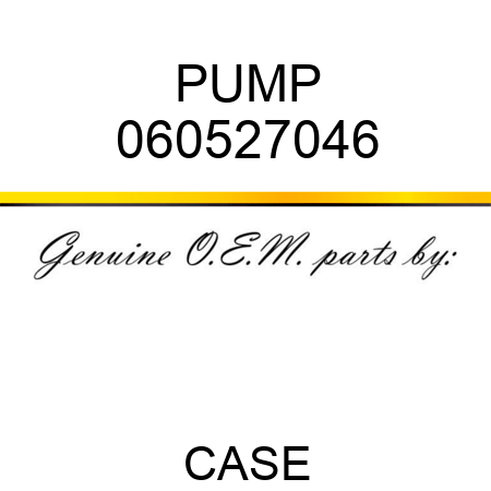 PUMP 060527046