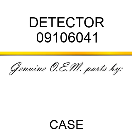 DETECTOR 09106041