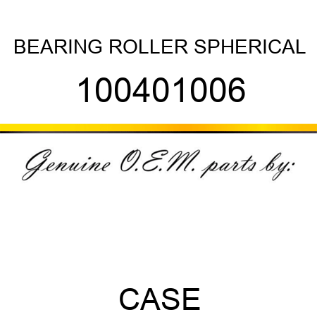 BEARING, ROLLER, SPHERICAL 100401006
