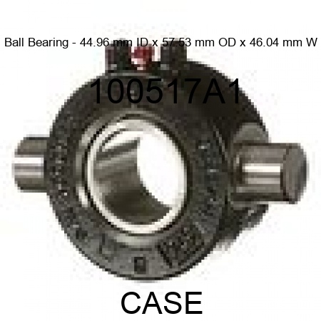 Ball Bearing - 44.96 mm ID x 57.53 mm OD x 46.04 mm W 100517A1