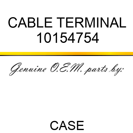 CABLE TERMINAL 10154754