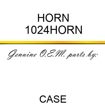 HORN 1024HORN