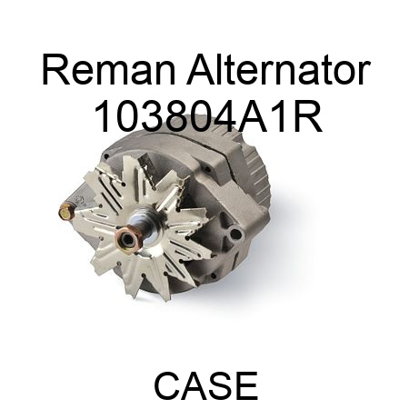 Reman Alternator 103804A1R