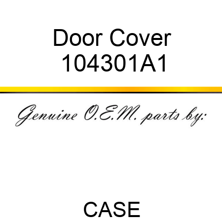 Door Cover 104301A1