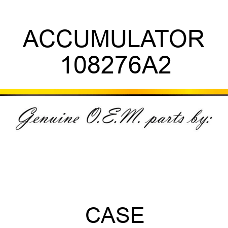 ACCUMULATOR 108276A2