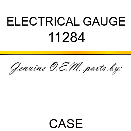 ELECTRICAL GAUGE 11284