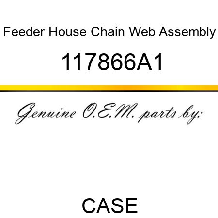 Feeder House Chain Web Assembly 117866A1