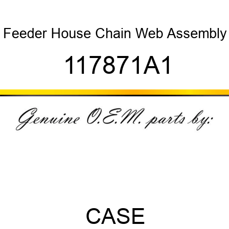 Feeder House Chain Web Assembly 117871A1