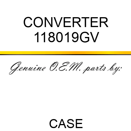 CONVERTER 118019GV