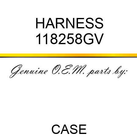 HARNESS 118258GV