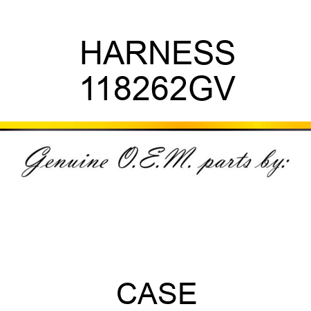 HARNESS 118262GV