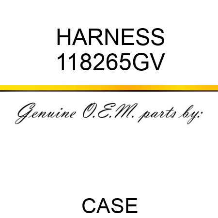 HARNESS 118265GV