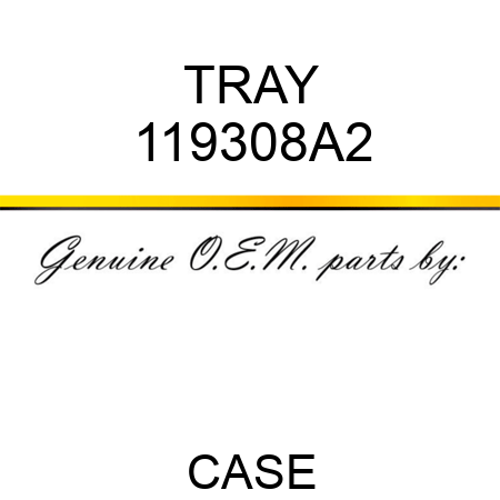 TRAY 119308A2