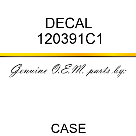 DECAL 120391C1