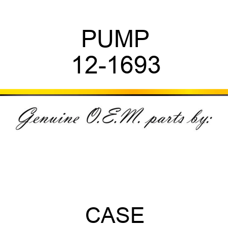 PUMP 12-1693