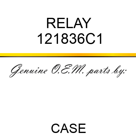 RELAY 121836C1