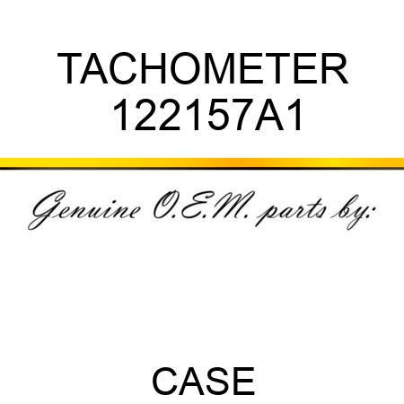 TACHOMETER 122157A1