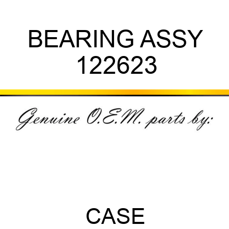 BEARING ASSY 122623