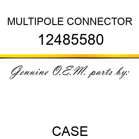 MULTIPOLE CONNECTOR 12485580