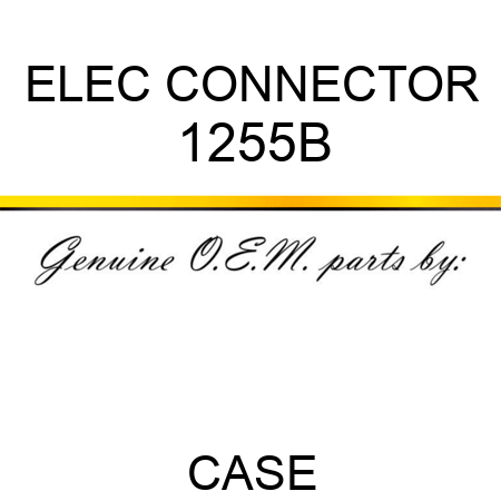 ELEC CONNECTOR 1255B