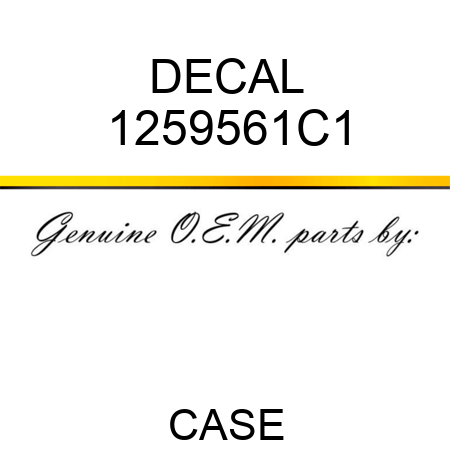 DECAL 1259561C1