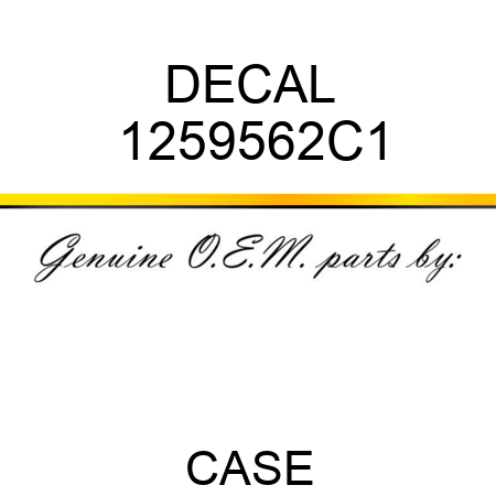 DECAL 1259562C1