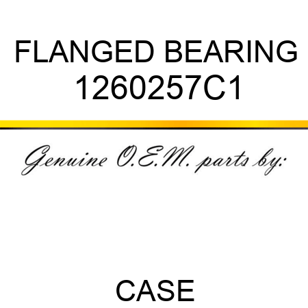 FLANGED BEARING 1260257C1