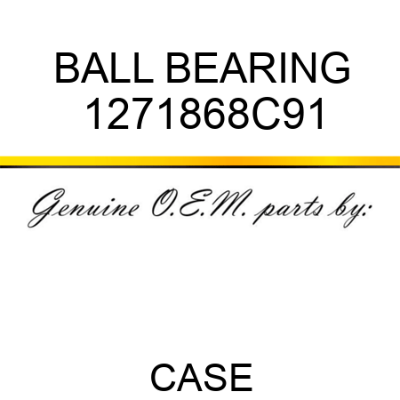 BALL BEARING 1271868C91