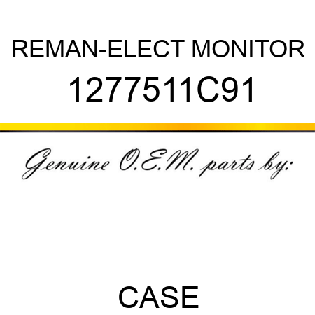 REMAN-ELECT MONITOR 1277511C91